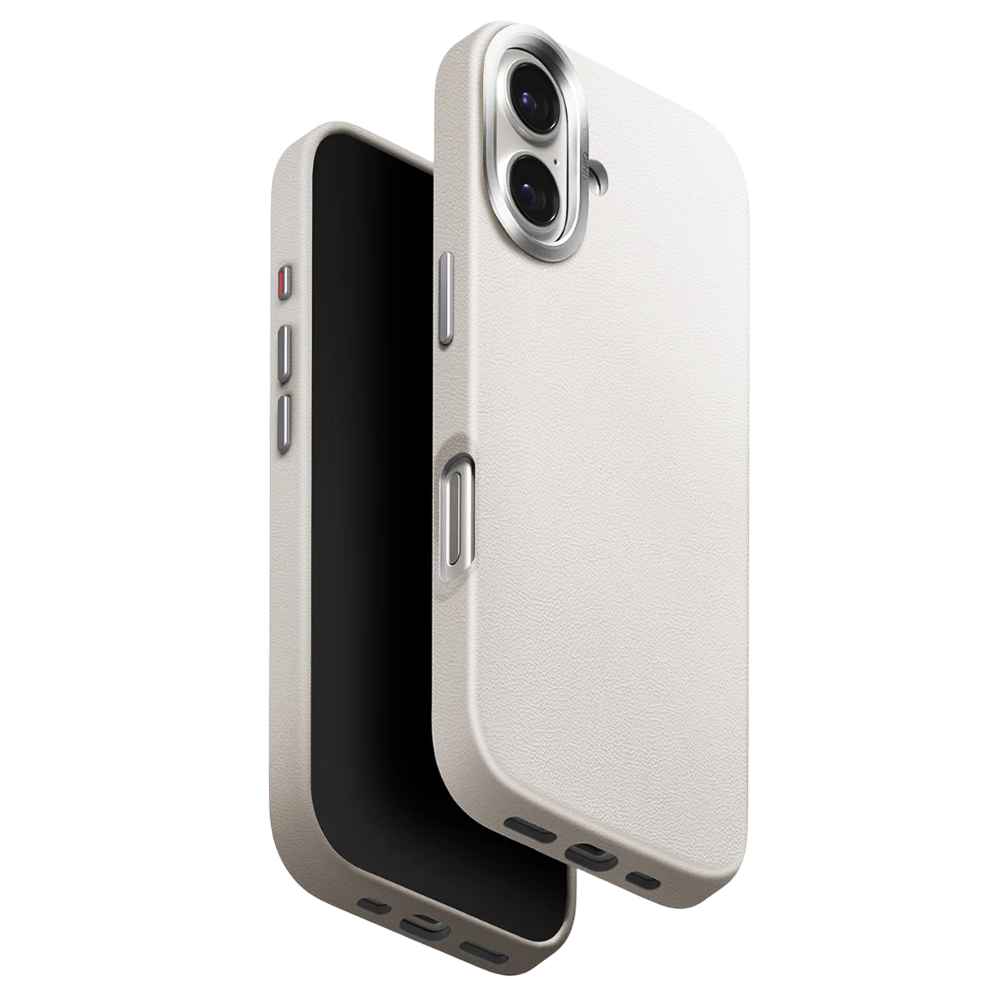 Калъф за iPhone 17 - UNIQ Lyden Leatherette - Сив