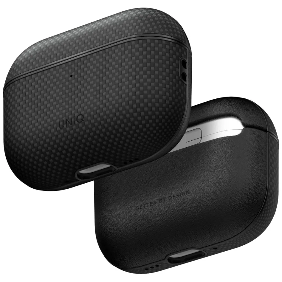 Калъф за AirPods Pro 3 - UNIQ Keva Prime Series - Черен