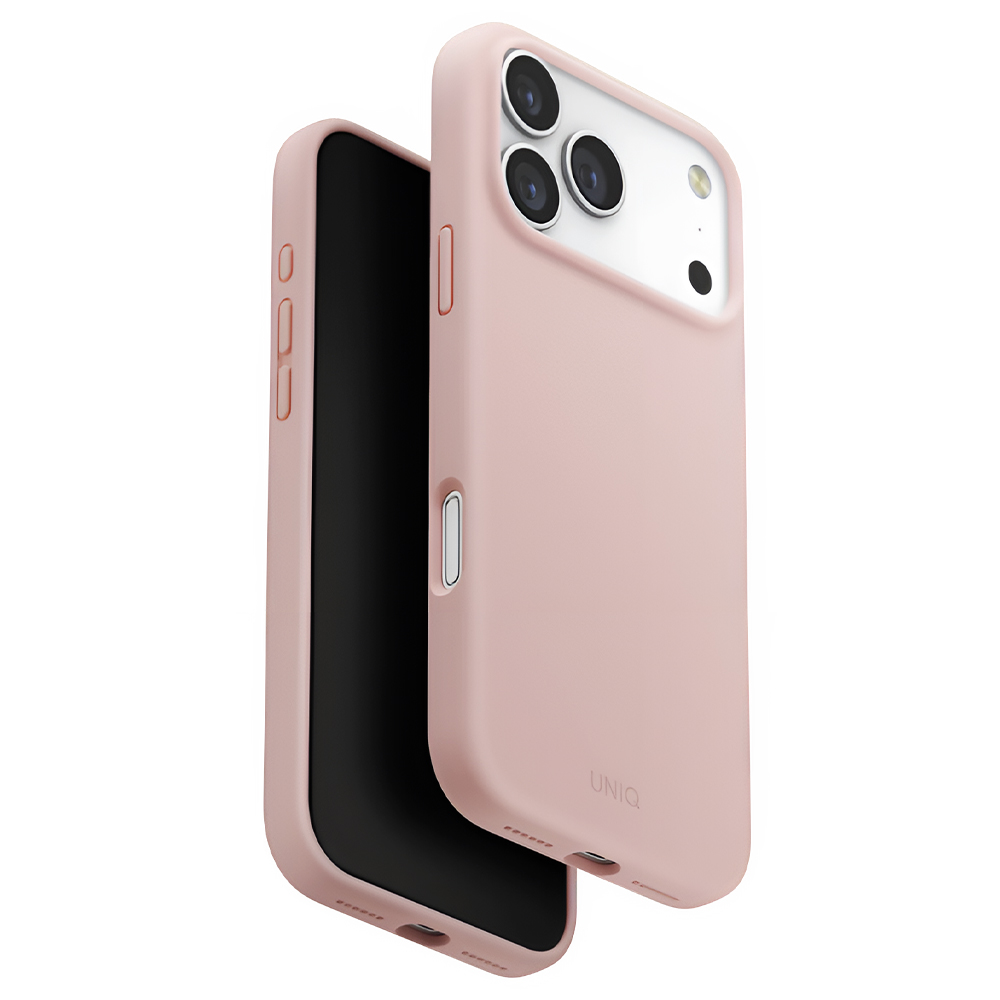 Калъф за iPhone 17 Pro - UNIQ Lino MagClick™ - Blush Розов