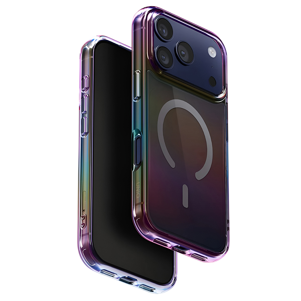 Калъф за iPhone 17 Pro Max - UNIQ Iridescent MagClick™ - Aurora Borealis