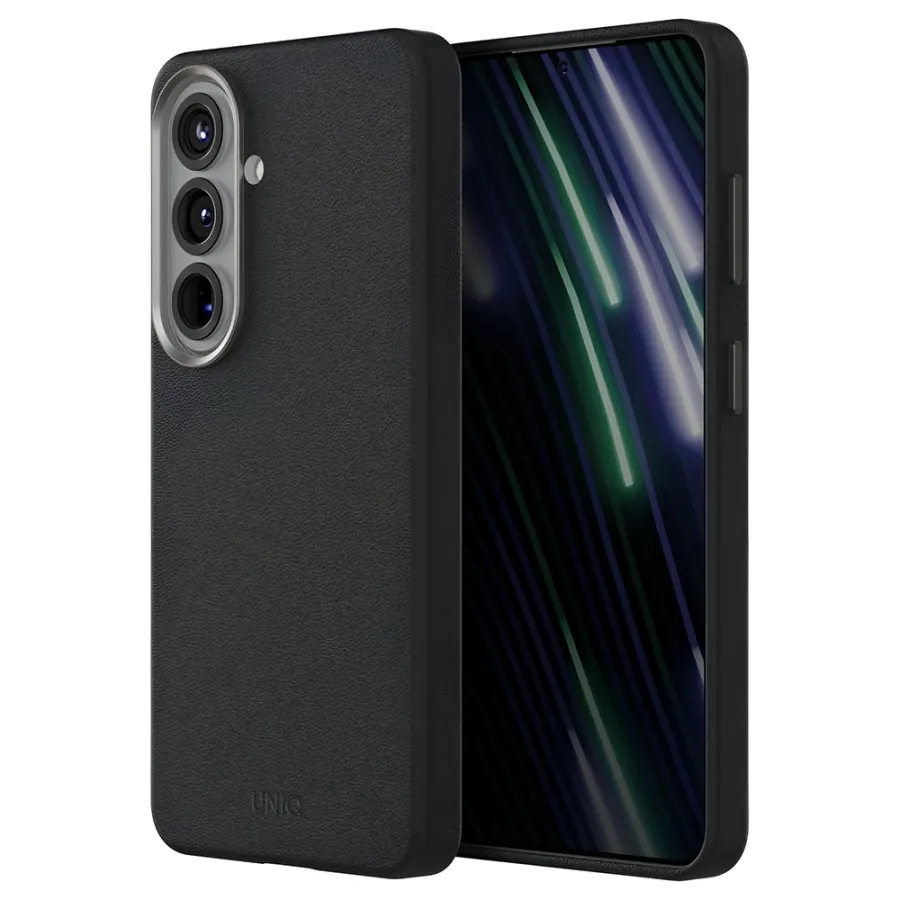 Калъф за Samsung Galaxy S26 - UNIQ Lyden Leatherette - Черен