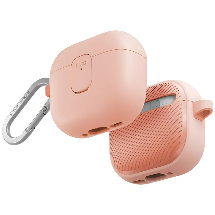 Калъф за AirPods 4 - UNIQ Clyde Series - Коралов