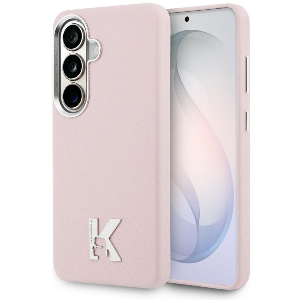 Калъф за Samsung Galaxy S26 - Karl Lagerfeld Leather MagSafe (KLHMS26S5PGFKHGP) - Розов