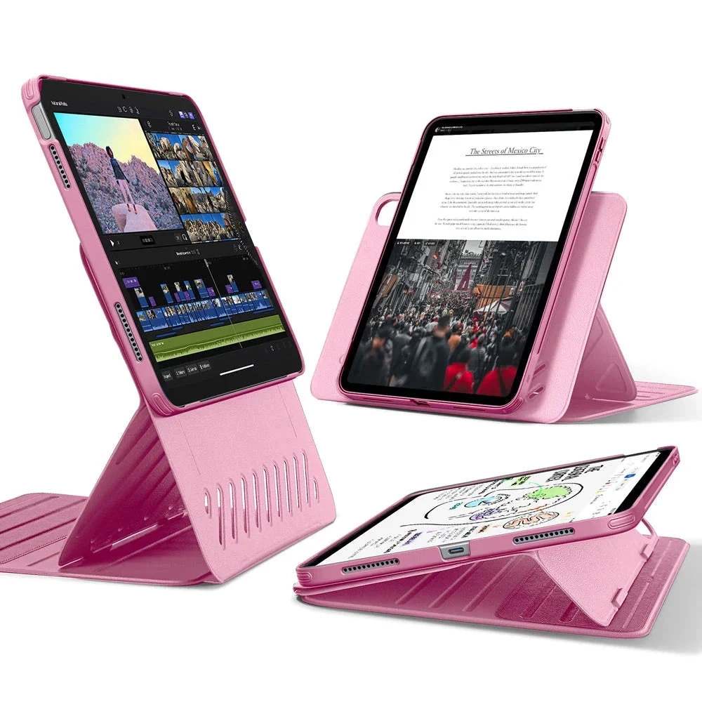 Калъф за iPad 10 (2022) 10.9 / 11 (2025) / 12 (2026) - ESR Shift Magnetic - Розов
