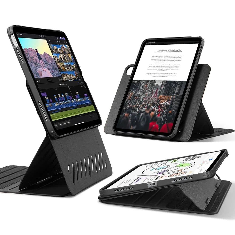 Калъф за iPad 10 (2022) 10.9 / 11 (2025) / 12 (2026) - ESR Shift Magnetic - Черен