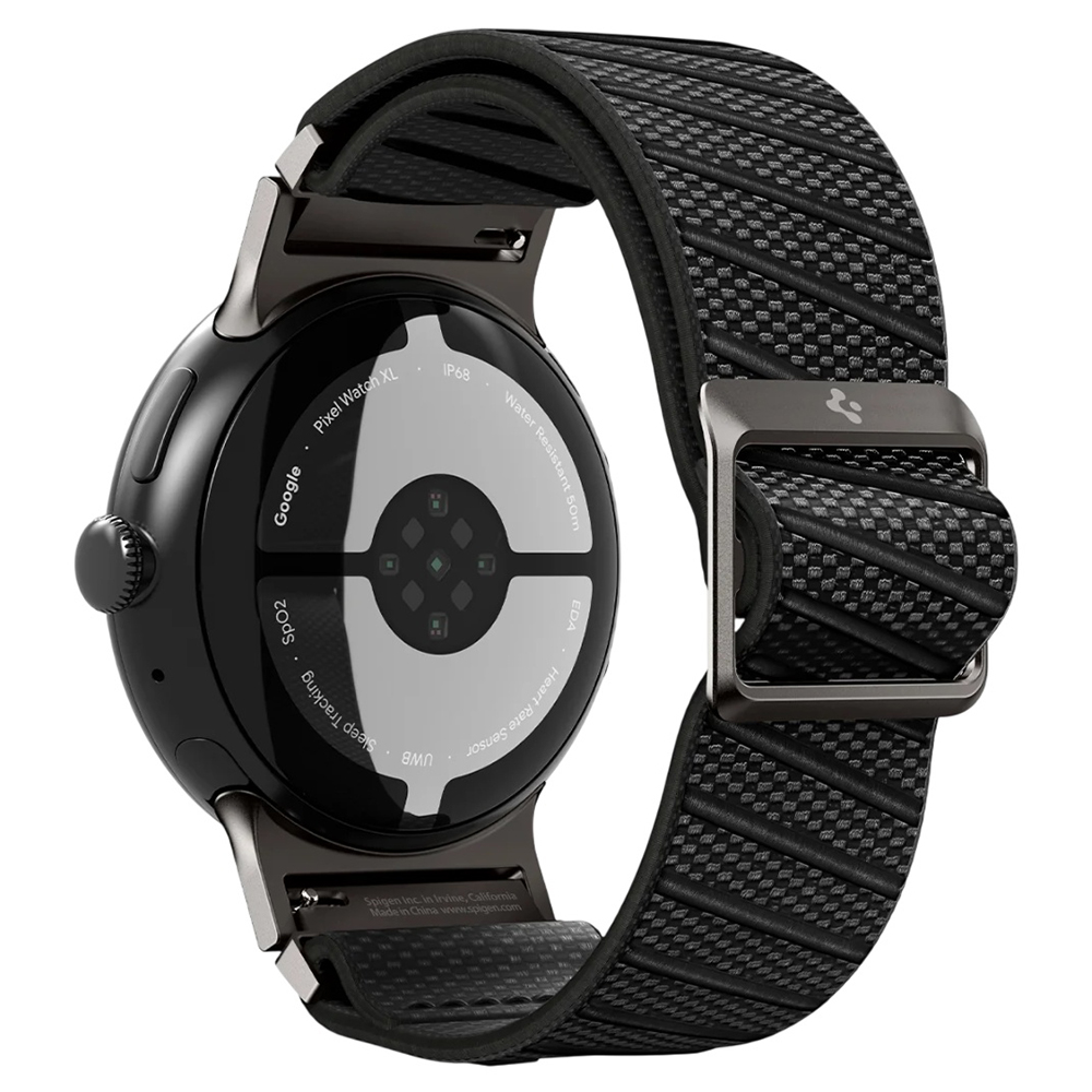 Каишка за Google Pixel Watch / Watch 2 / Watch 3 / Watch 4 41mm - Spigen Lite Fit X (AMP11420) - Черен