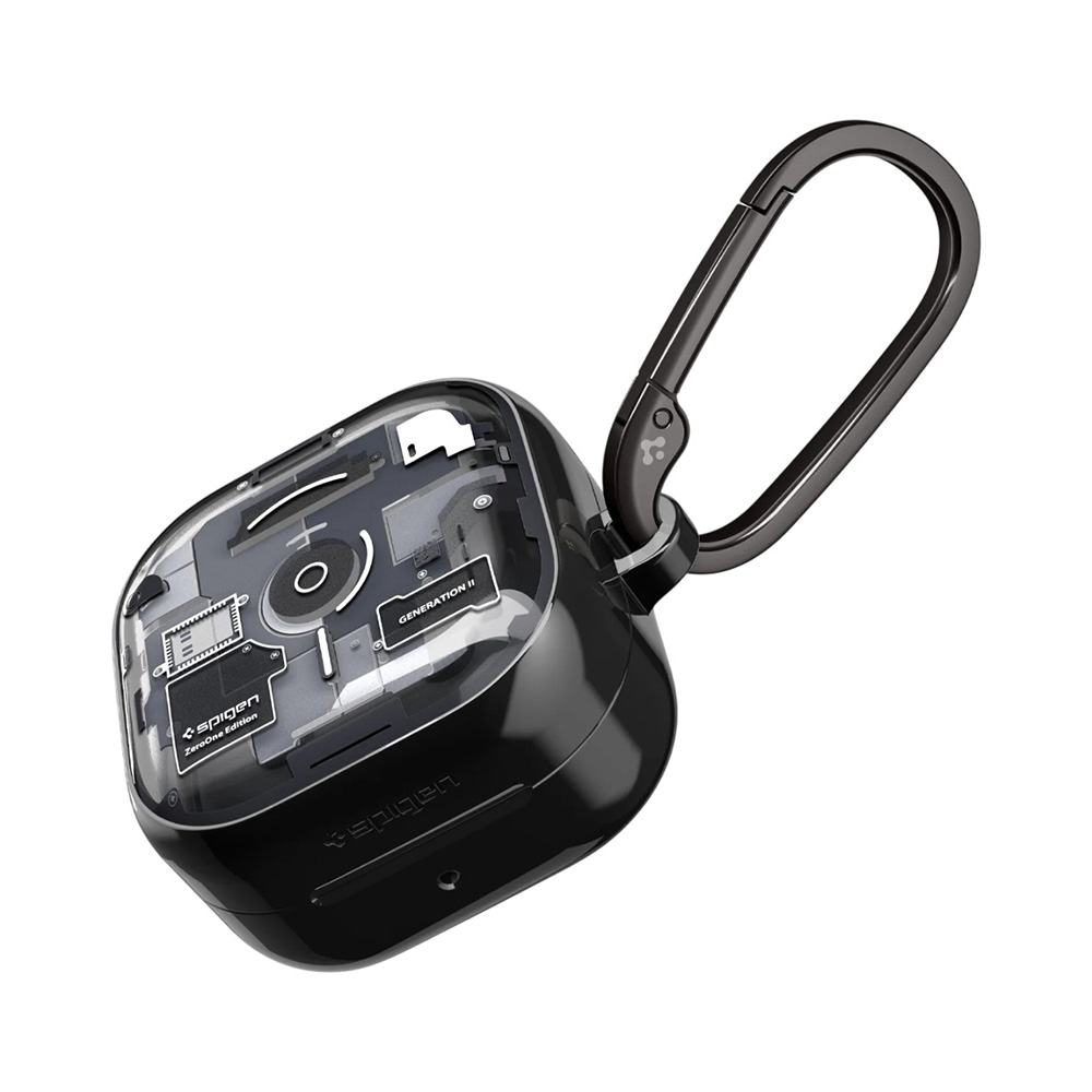 Калъф за Samsung Galaxy Buds 4 / Buds 4 Pro - Spigen Ultra Hybrid (ACS11201) - Zero One черен