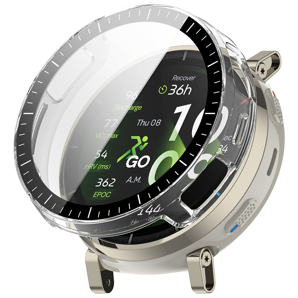 Калъф за Amazfit Active 3 Premium + калъф - Techsuit Defense360 Pro - Прозрачен