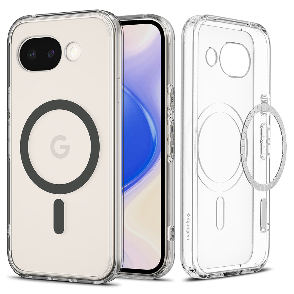 Калъф за Google Pixel 10a - Spigen Ultra Hybrid MagSafe (ACS11277) - Прозрачен Графитен