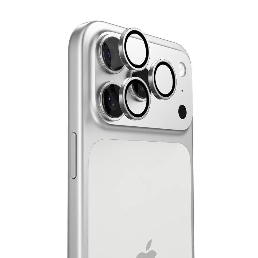 Калъф за камера за iPhone 17 Pro / iPhone 17 Pro Max - протектор за камера Torras Lensguard - Сребрист