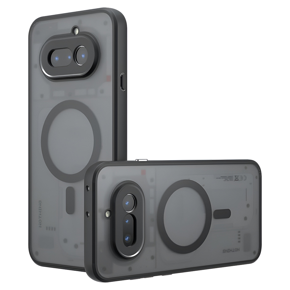 Case for Nothing Phone (4a) - Techsuit PureFrost MagSafe - Frosted Черен