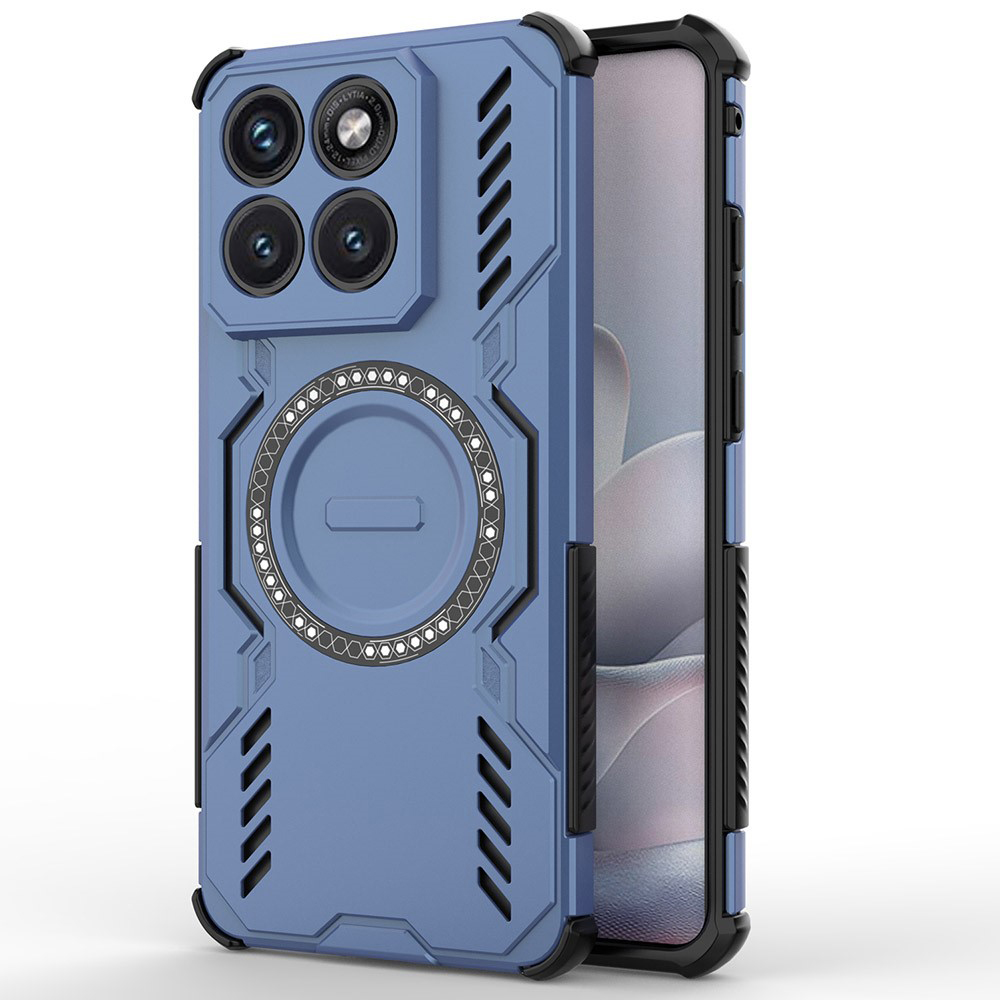 Калъф за Motorola Edge 70 Fusion - Techsuit ArmorMag Case - Син
