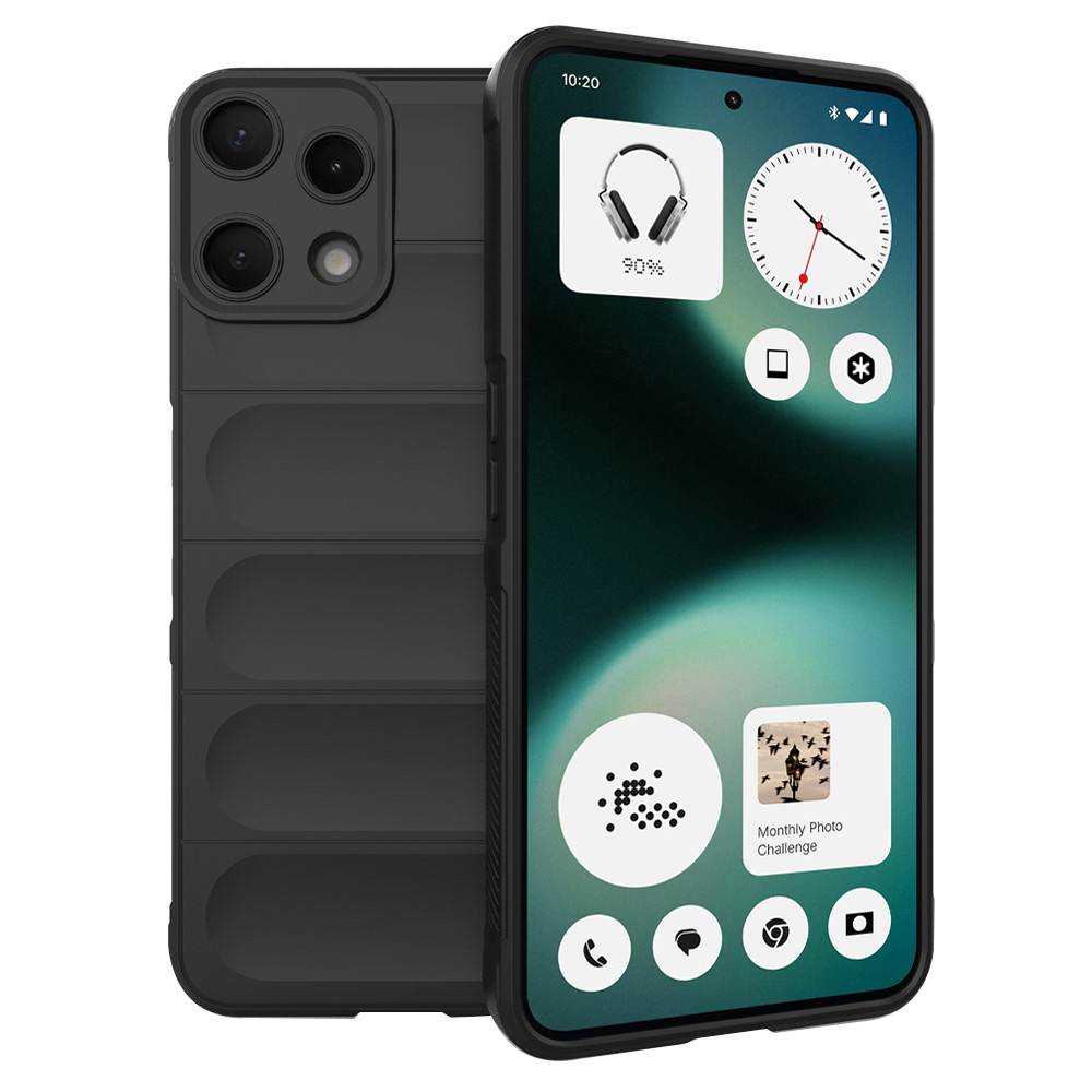 Case for Nothing Phone (3a) Lite - Techsuit Magic Shield - Черен