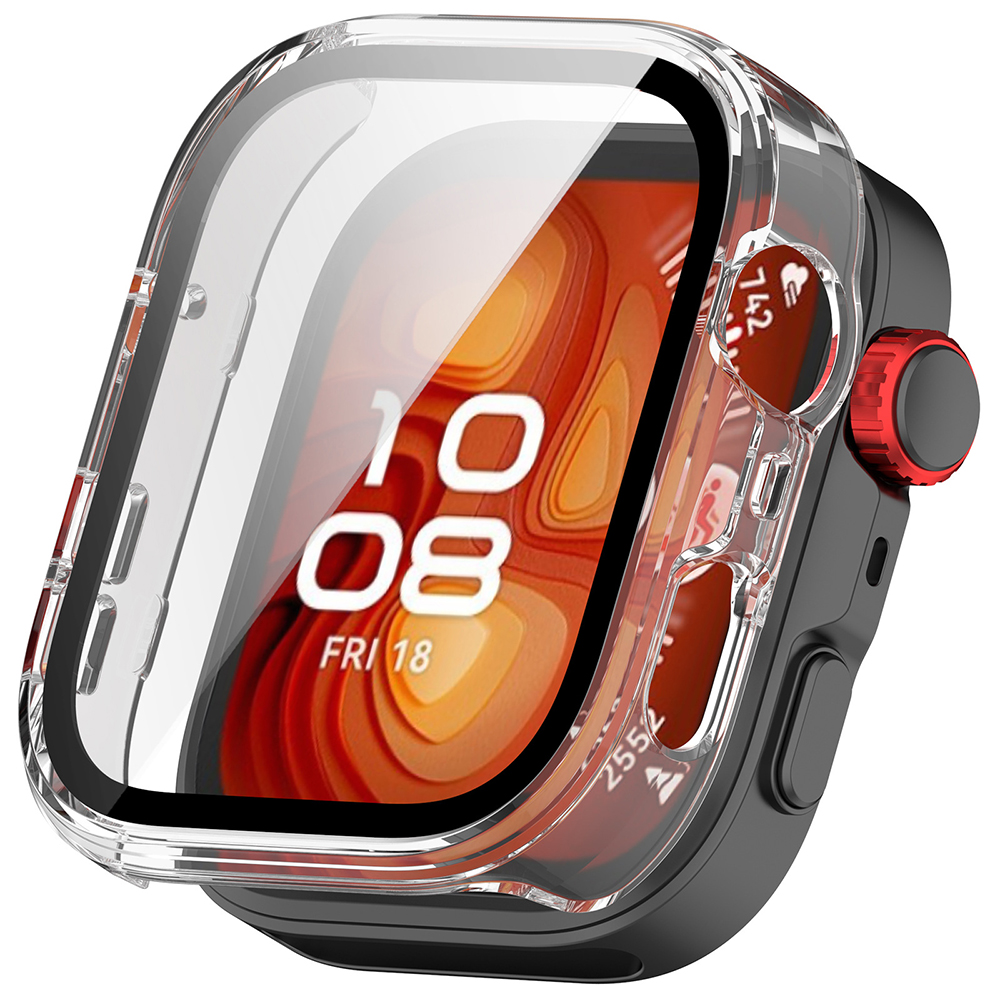 Калъф за Huawei Watch Fit 5 Pro + калъфче - Techsuit Defense360 Pro - Прозрачен