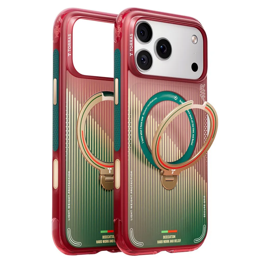 Калъф за iPhone 17 Pro Max - Torras Ostand Q3 Air Series - Glory Slash