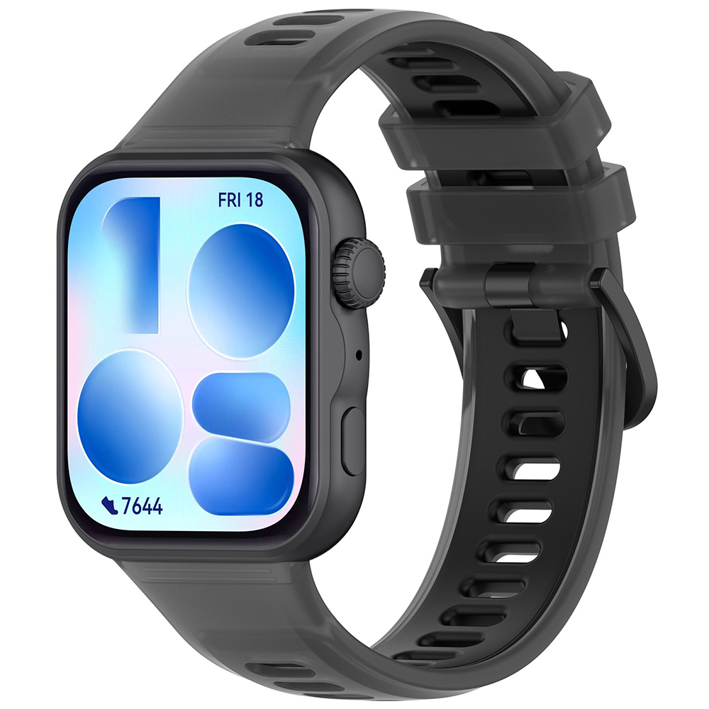 Каишка за часовник за Huawei Watch Fit 3 / Fit 4 / Fit 4 Pro / Fit 5 / Fit 5 Pro - Techsuit Watchband (W084) - Черна
