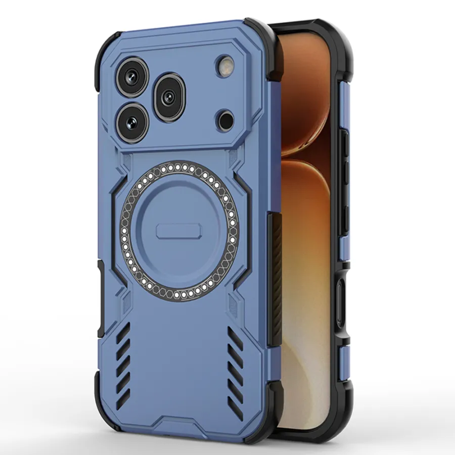 Калъф за Honor 600 Pro - Techsuit ArmorMag Case - Син