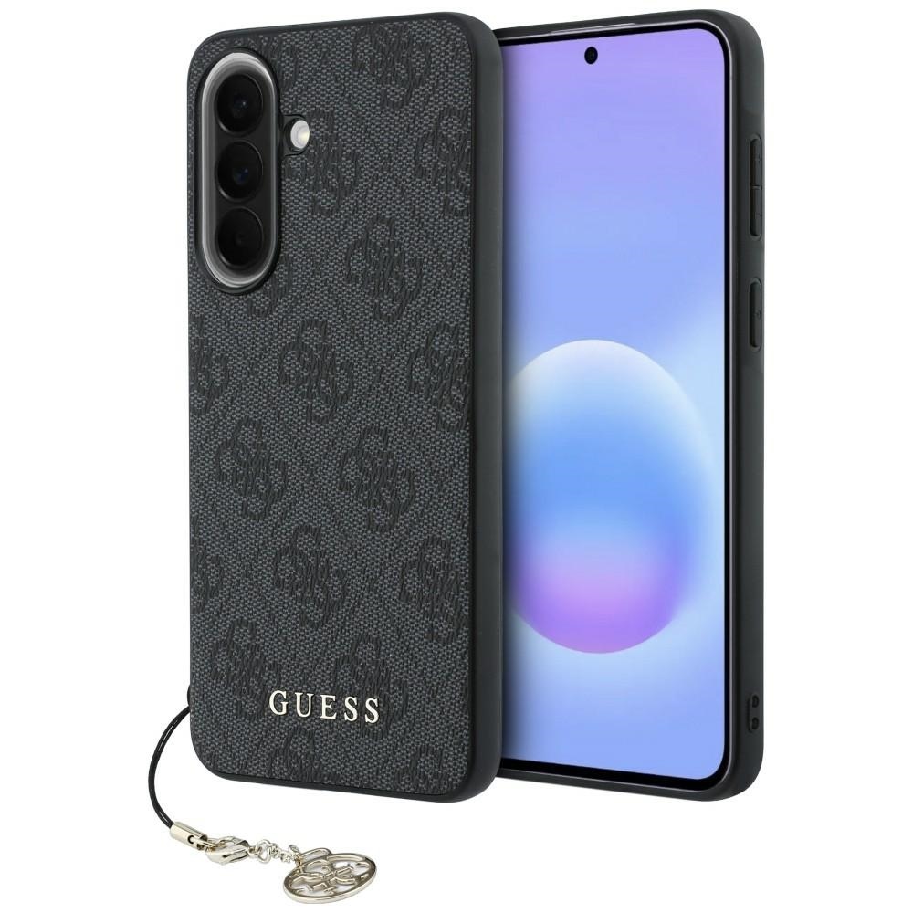 Калъф за Samsung Galaxy A37 5G - Guess Hardcase 4G Classic Logo Charm (GUHCSA37GF4GGR) - Черен
