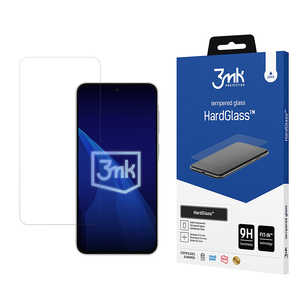 Капак за Samsung Galaxy A57 5G - 3mk HardGlass Screen Protector - Прозрачен