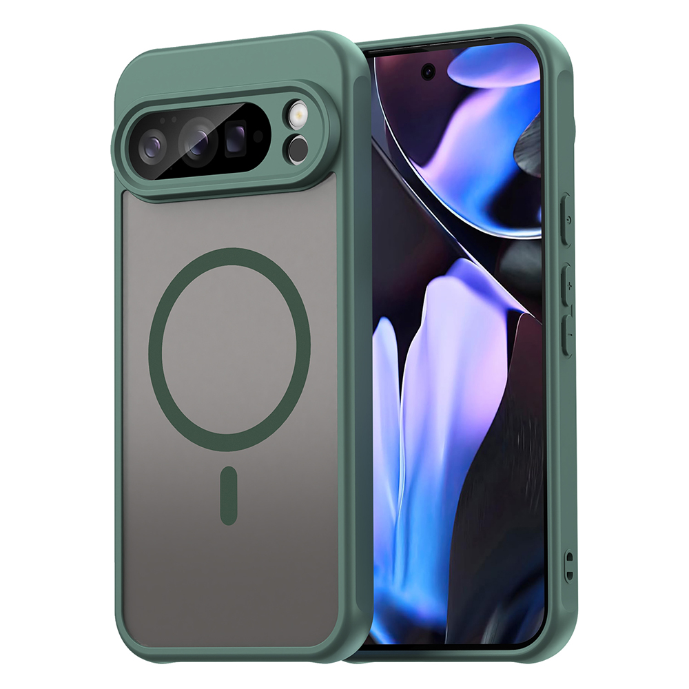 Калъф за Google Pixel 10 Pro - Techsuit HaloFrost II MagSafe - Зелен