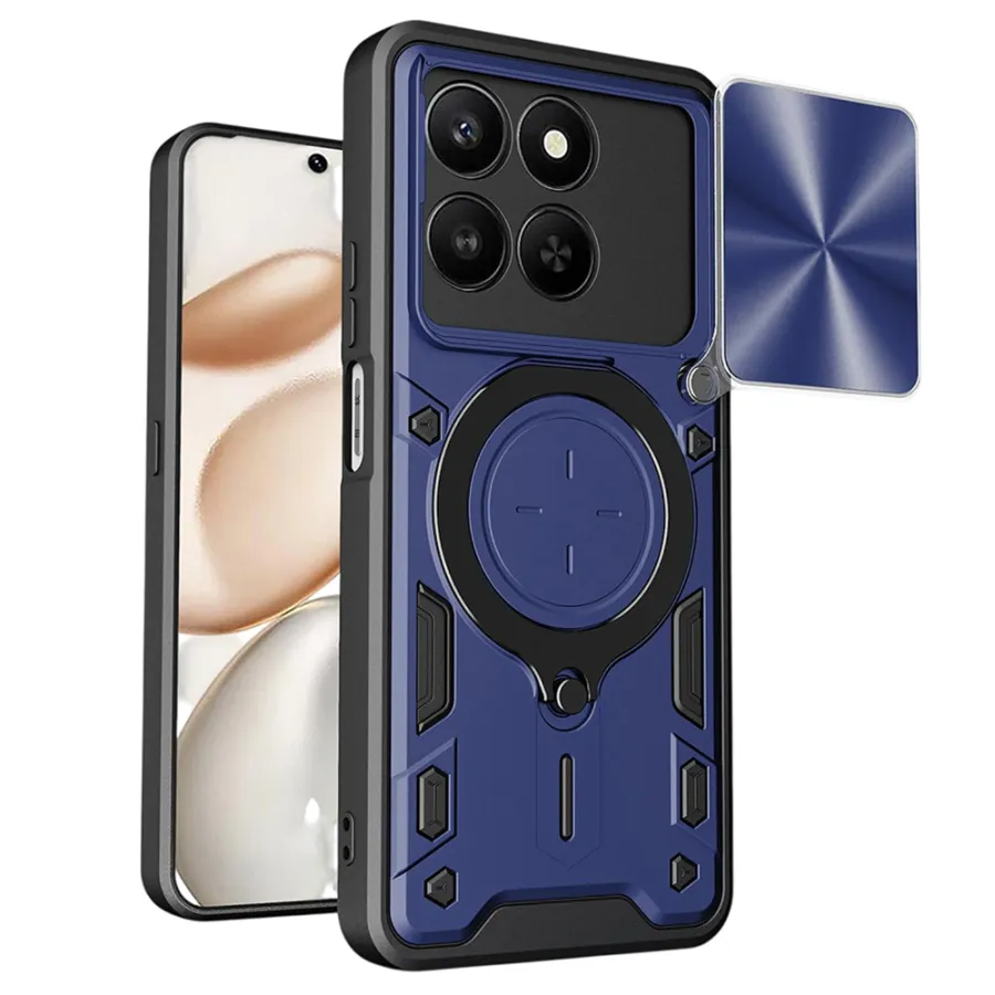 Калъф за Honor 400 Smart 5G / 400 Smart 4G / X7d 4G - Techsuit CamGuard Pro - Син