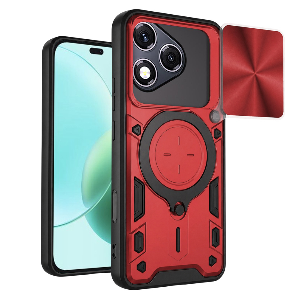 Калъф за Honor 400 Lite - Techsuit CamGuard Pro - Червен