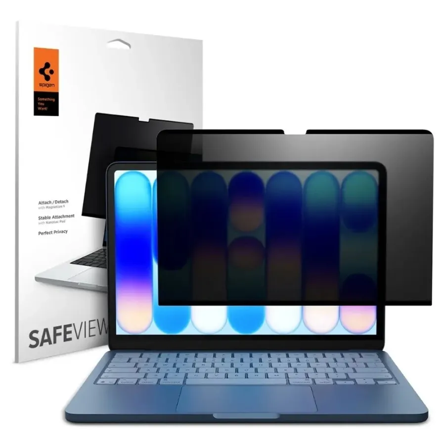 Калъф за MacBook Neo 13" - Spigen Safe View Magnetic - Поверителност