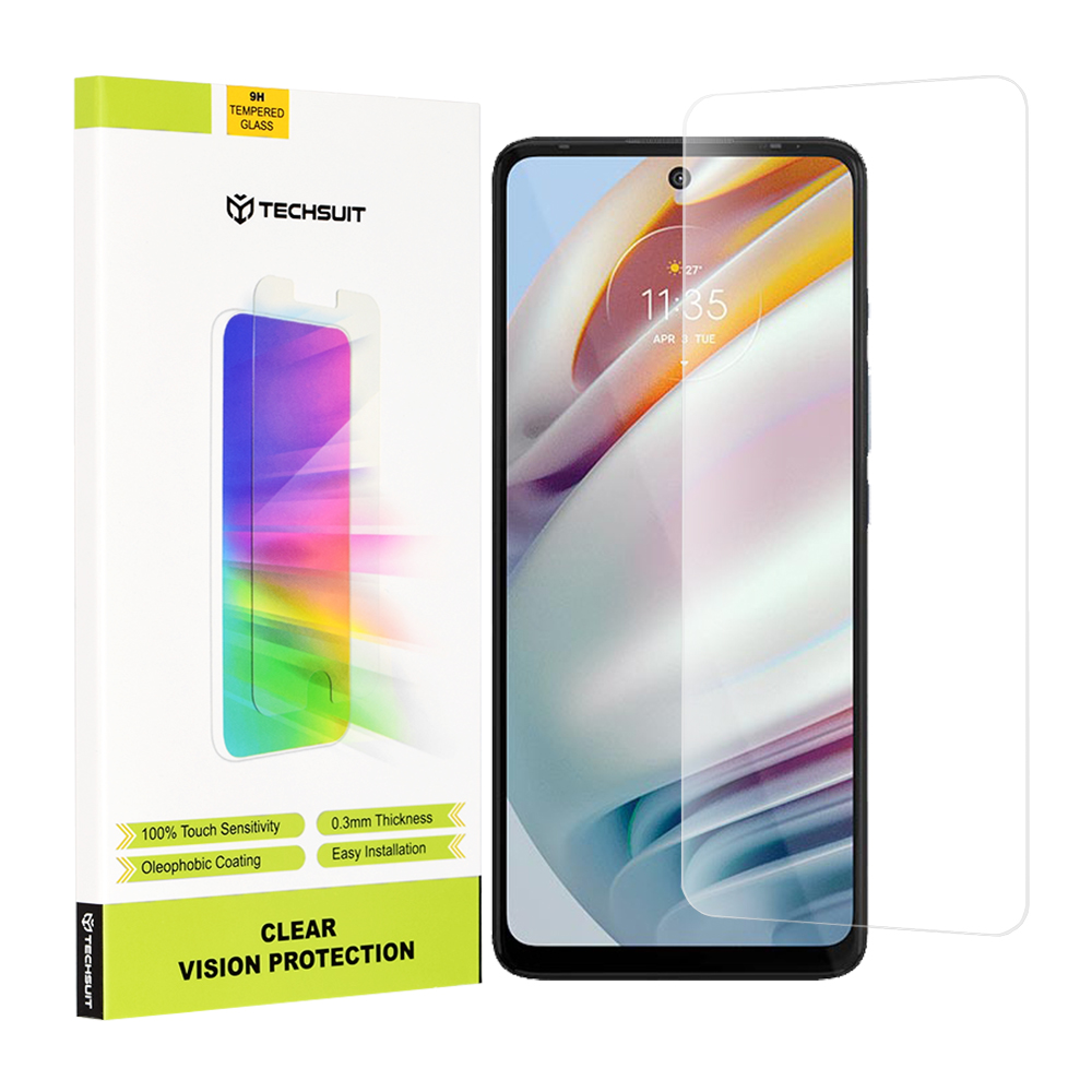 Капак за Motorola Moto G60 / Moto G60S - Techsuit Прозрачен Vision Glass - Прозрачен