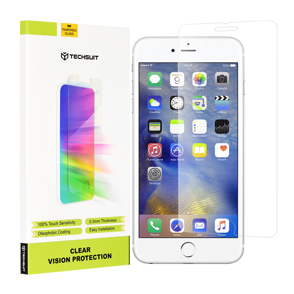 Калъф за iPhone 6 Plus/ iPhone 6s Plus - Techsuit Прозрачен Vision Glass - Прозрачен
