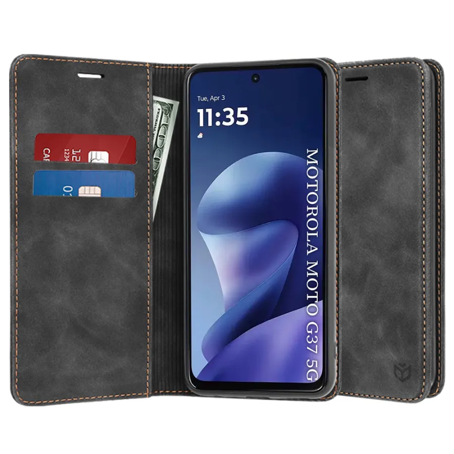 Калъф за Motorola Moto Moto G37 / G37 Power / G47 - Techsuit Confy Cover - Черен