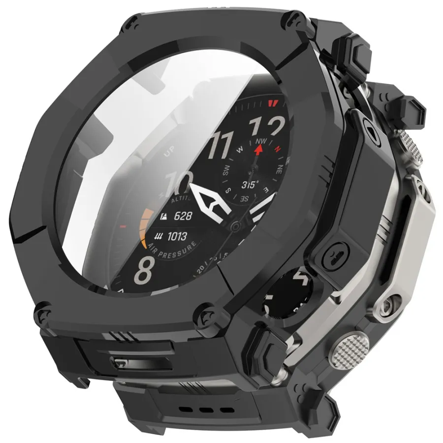 Калъф за Amazfit T-Rex Ultra 2 + калъфче - Techsuit Defense360 Pro - Черен