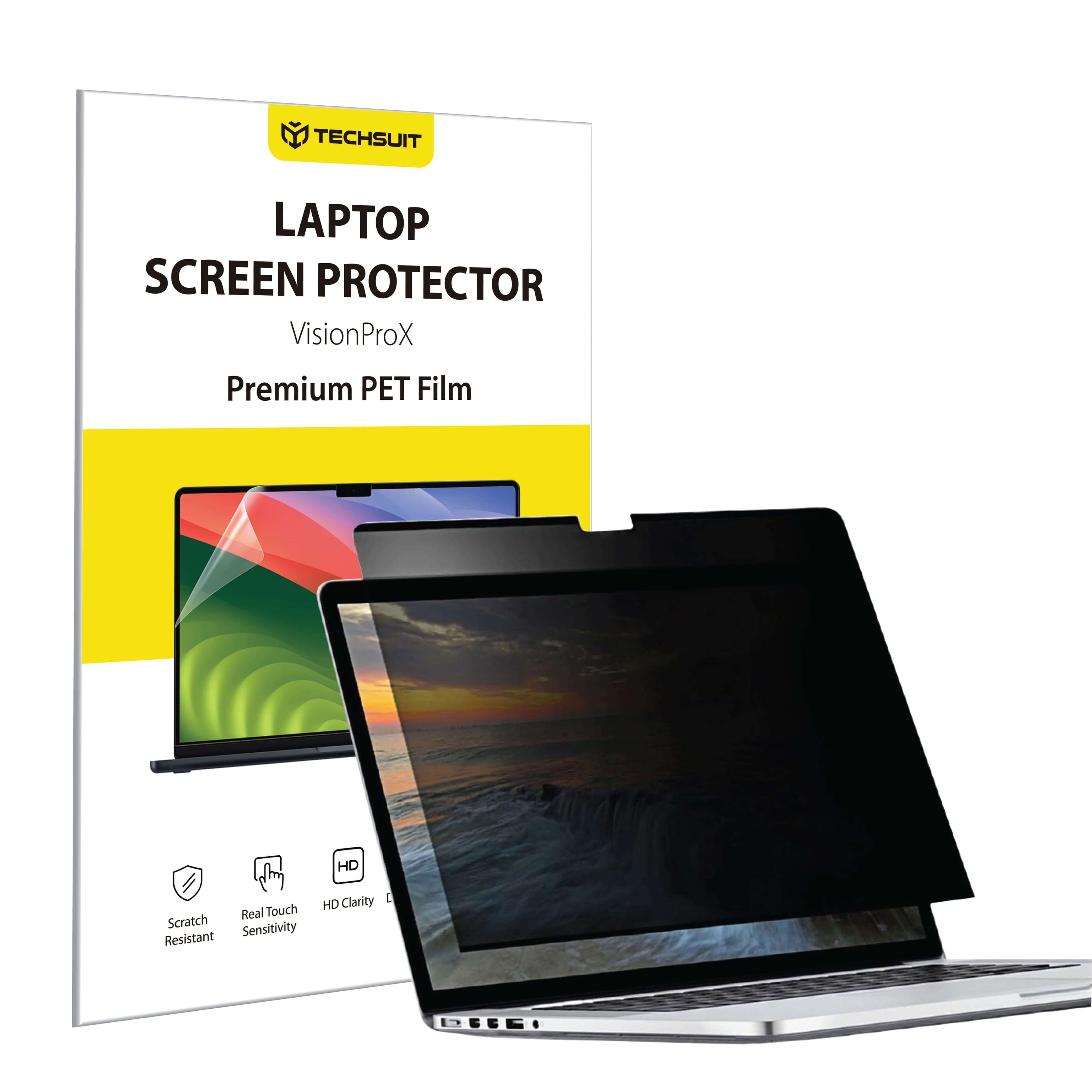 Калъф за MacBook Pro 14" (2023 / 2024 / 2025 / 2026) - Techsuit VisionProX Magnetic - Поверителност