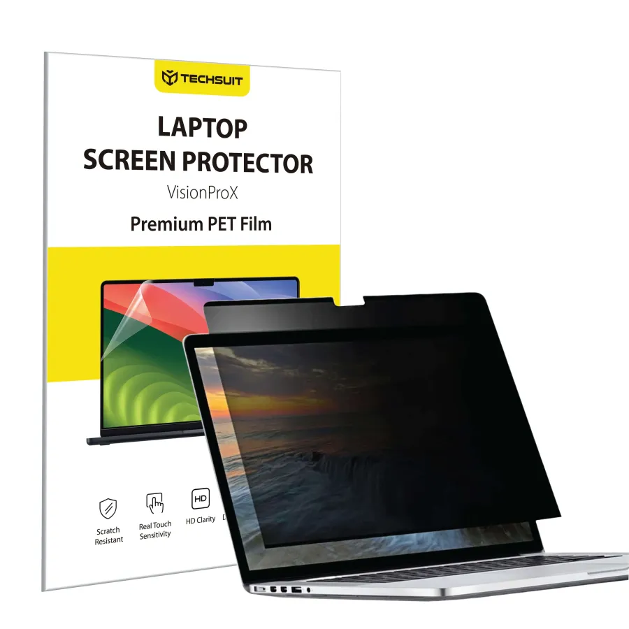 Калъф за MacBook Pro 14" (2023 / 2024 / 2025 / 2026) - Techsuit VisionProX Magnetic - Поверителност