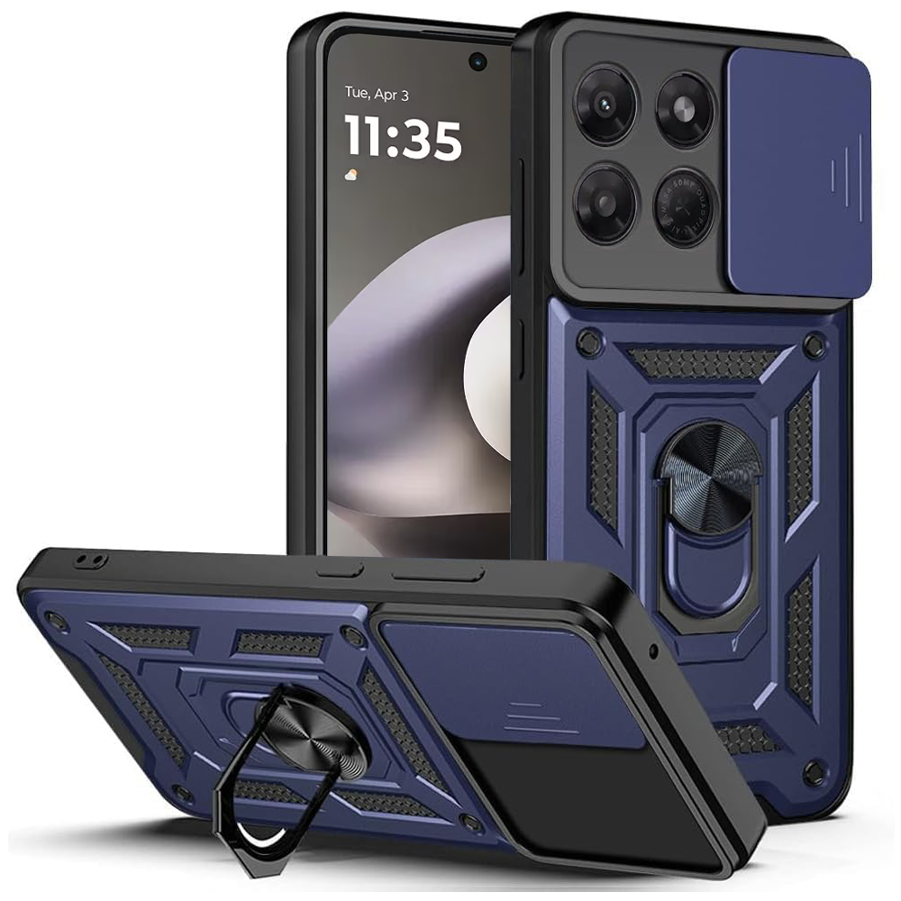 Калъф за Motorola Moto G37 Power - Techsuit CamShield Series - Син