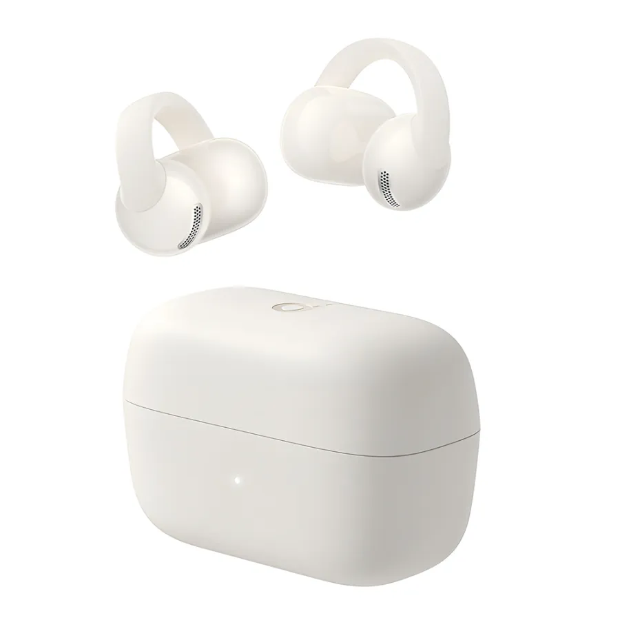Безжични спортни слушалки тип „тапи", Bluetooth 6.0, IPX5 - Anker Soundcore C50i (D1101G21) - Бели