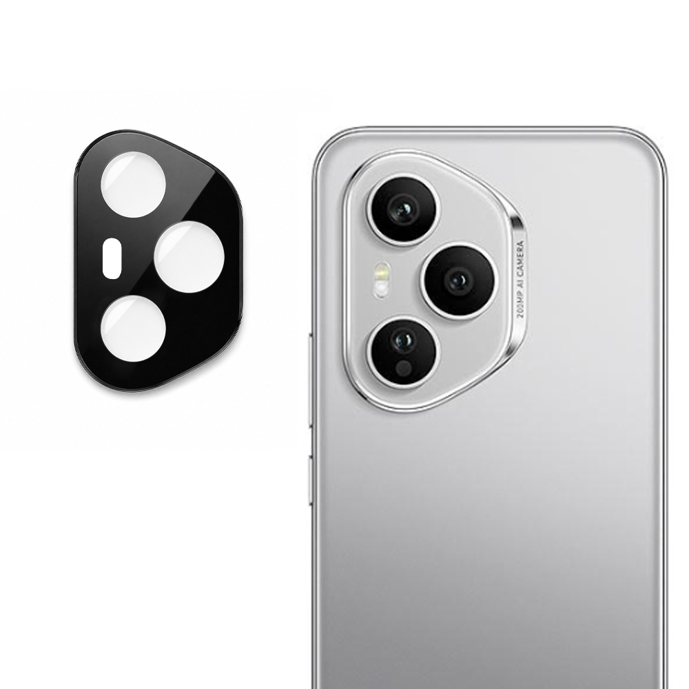 Капак за камера за Honor 400 Pro - Techsuit Full Camera Glass - Черен