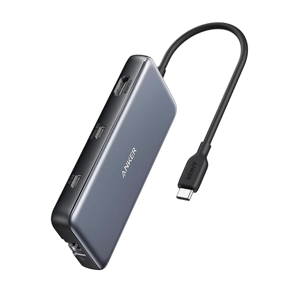 USB-C, USB, HDMI, 10 Gbps докинг станция - Anker (A83830A2) - Сив