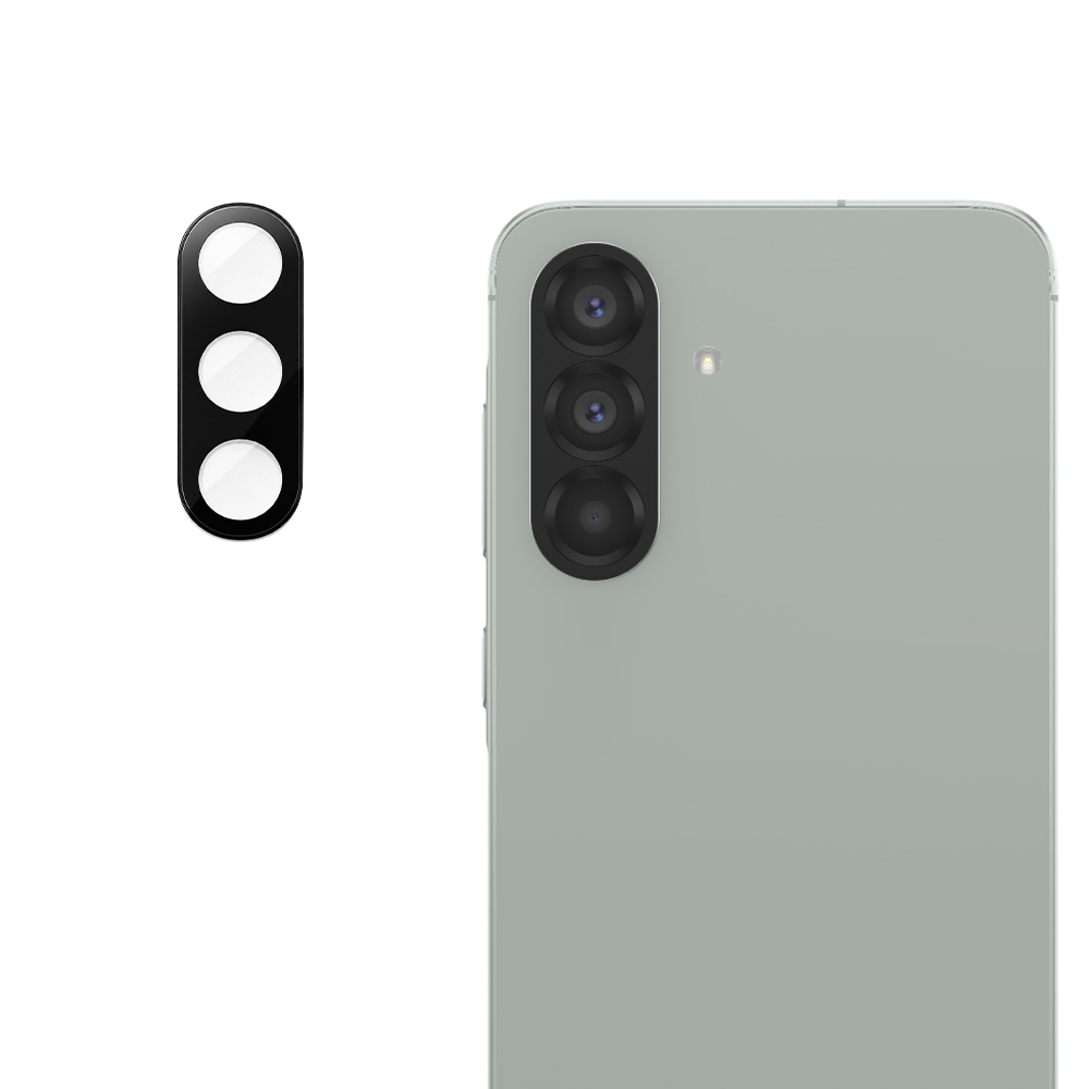 Капак за камера за Samsung Galaxy A56 5G - Techsuit Full Camera Glass - Черен