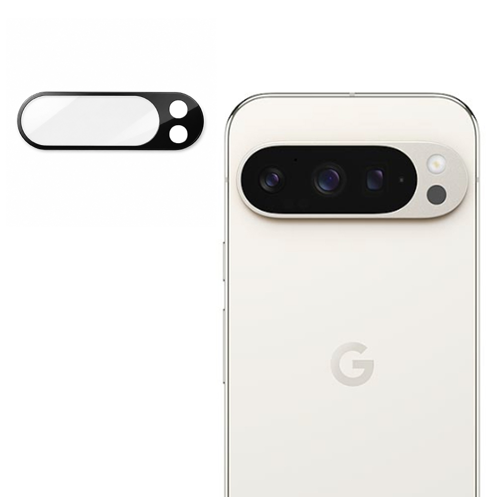 Филм за камера за Google Pixel 9 Pro - Techsuit Full Camera Glass - Черен