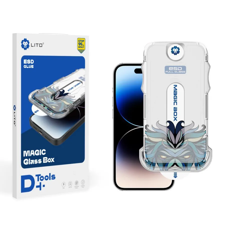 Калъф за iPhone 12 / iPhone 12 Pro - Lito Magic Glass Box D+ Tools - Прозрачен