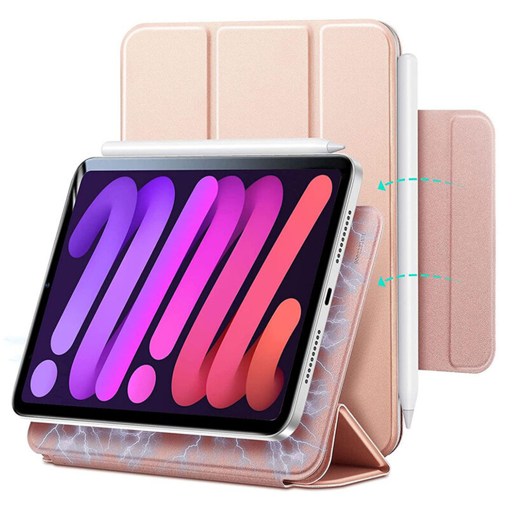 Калъф за iPad mini 6 (2021) / iPad mini 7 (2024) - ESR Rebound Magnetic - Розово злато