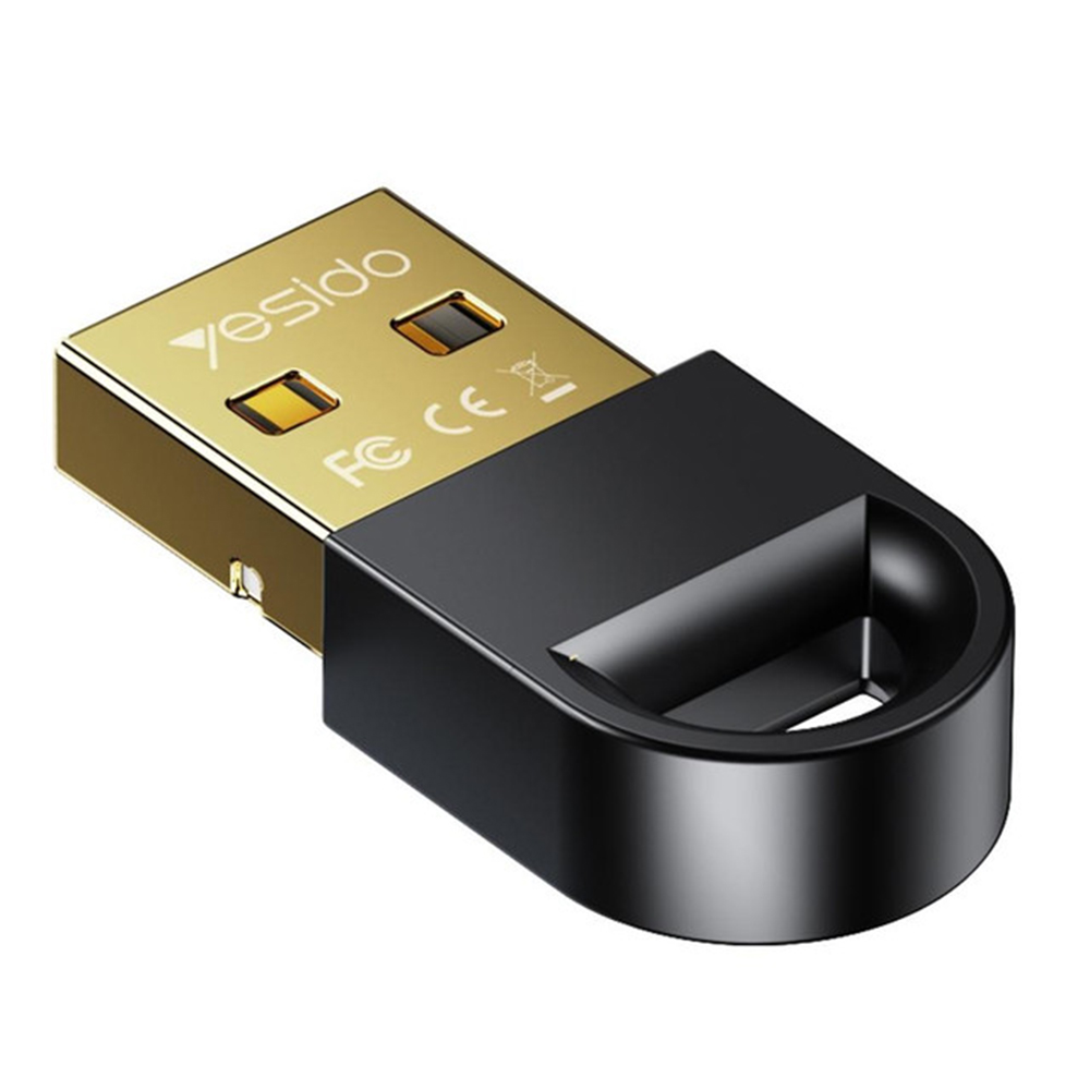 Безжичен USB-A към Bluetooth адаптер - Yesido (YAU34) - Черен
