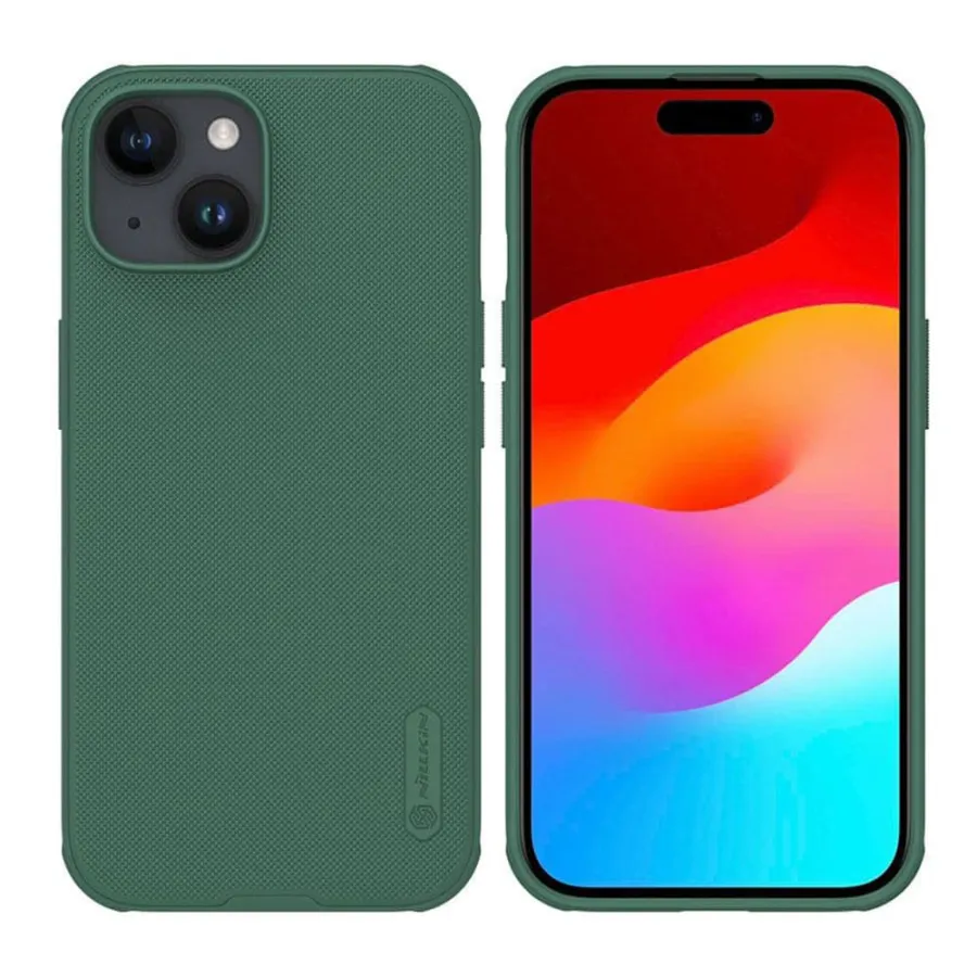 Калъф за iPhone 15 Plus - Nillkin Super Frosted Shield - Deep Зелен