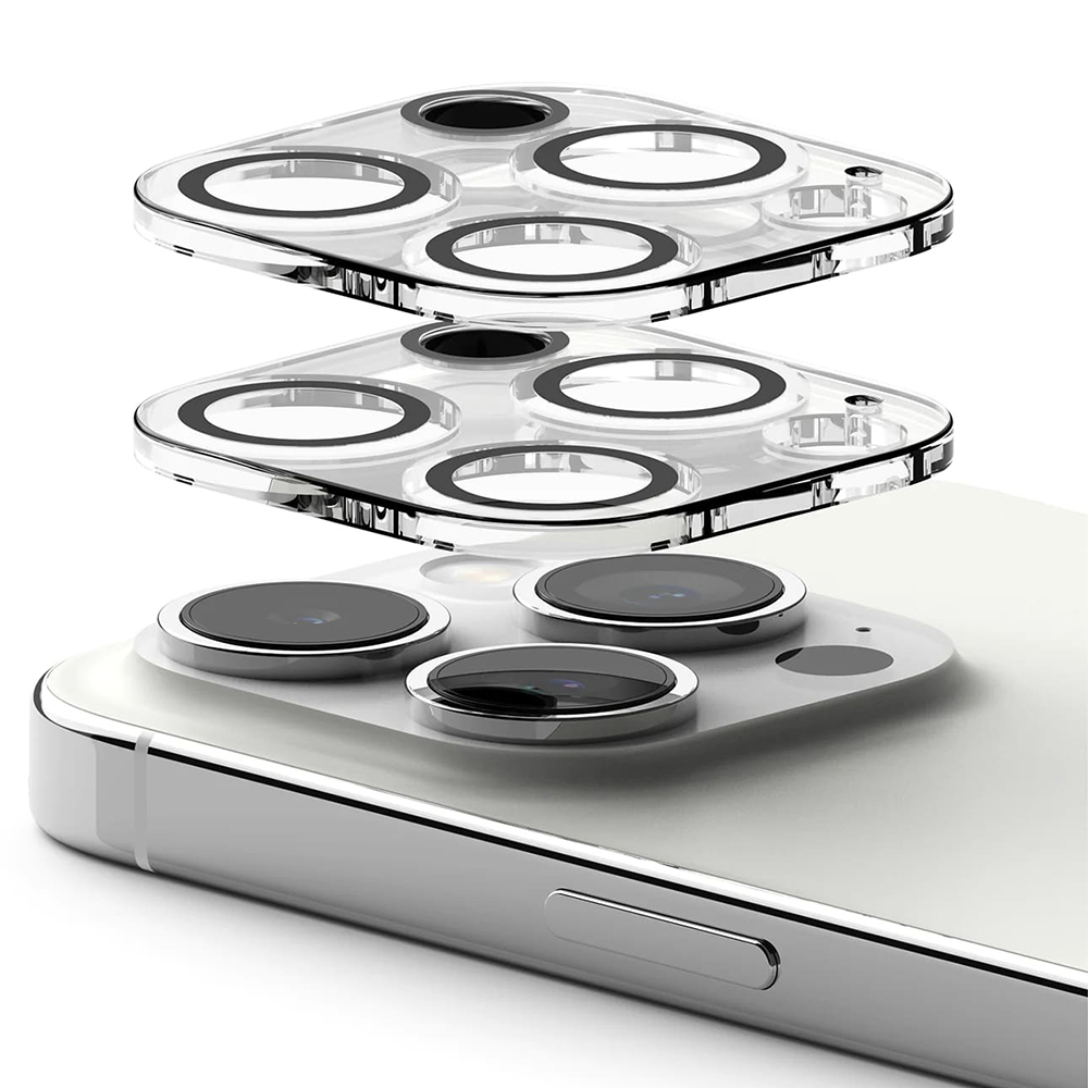 Капак за камера за iPhone 15 Pro Max (комплект 2) - Ringke Camera Protector Glass - Прозрачен