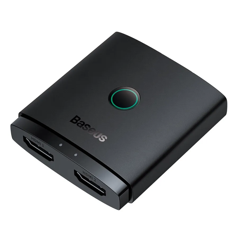 HDMI към 2x HDMI адаптер, 4K@60Hz - Baseus (B01331105111-00) - Черен