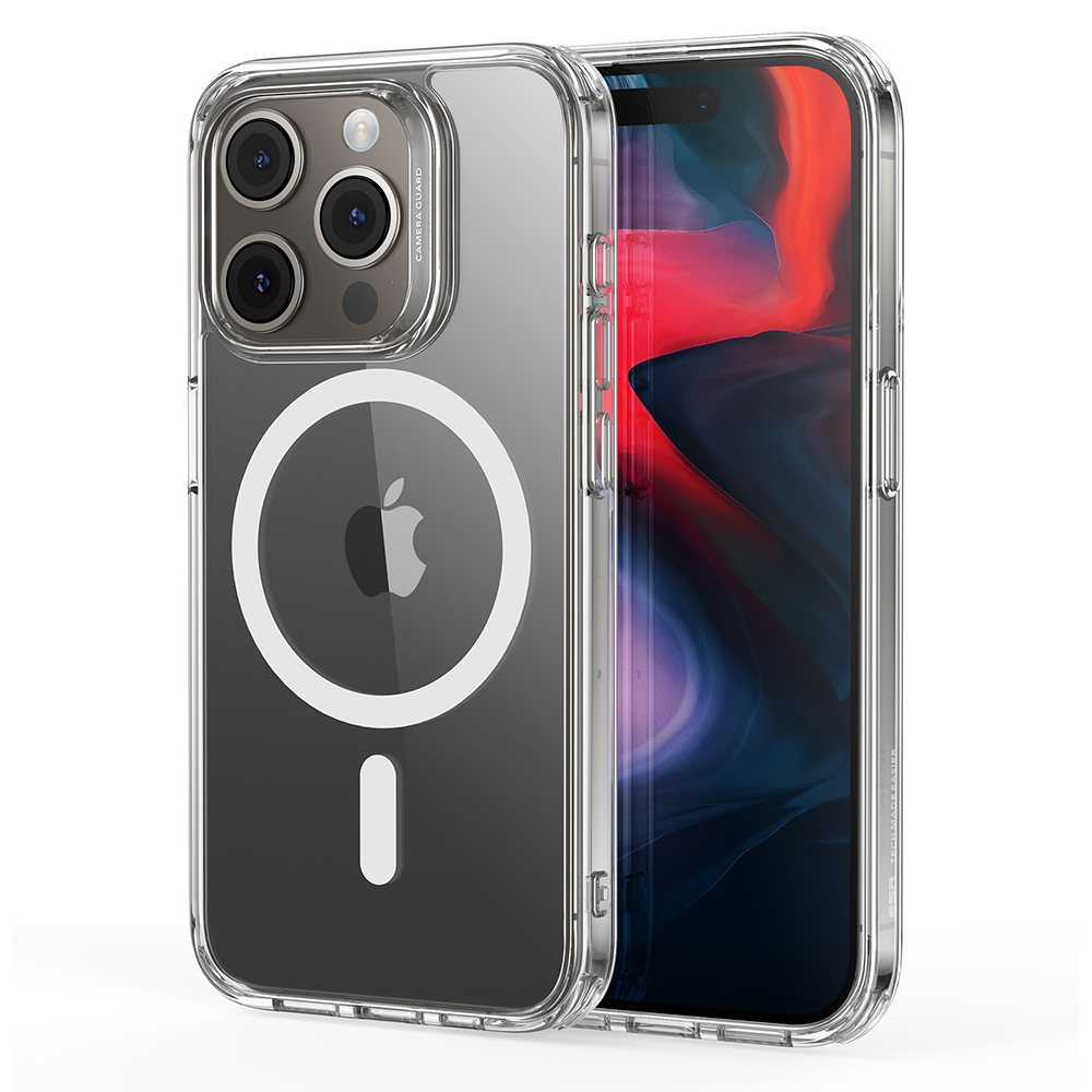 Калъф за iPhone 15 Pro Max - ESR Classic Classic Hybrid HaloLock - Прозрачен