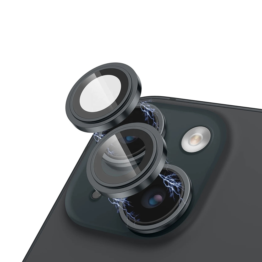 Калъф за iPhone 15 / iPhone 15 Plus - Lito S+ Camera Glass Protector - Черен