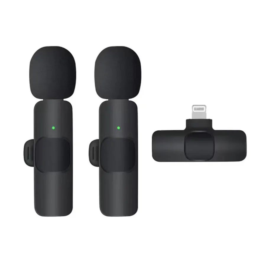 IPhone Phone Lavalier с Lightning Jack (комплект 2) - Techsuit XtreamMic (LW1) - Черен