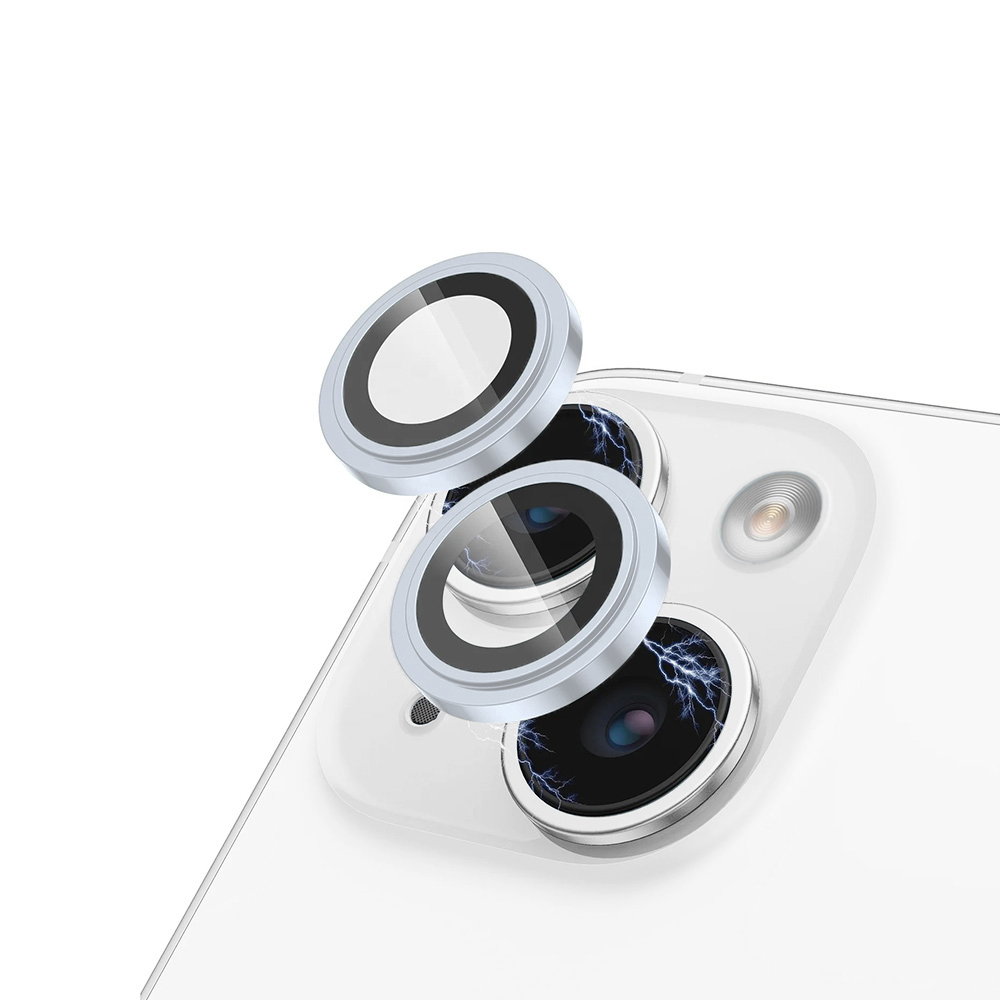 Калъф за iPhone 15 / iPhone 15 Plus - Lito S+ Camera Glass Protector - Син