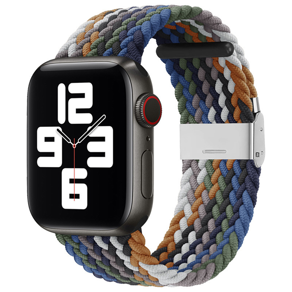 Каишка за Apple Watch 1/2/3/3/4/4/5/5/5/6/6/7/8/7/8/9/9/10/11/SE/SE 2/SE 3/Ultra/Ultra/Ultra 2/Ultra 3 (42/44/45/46/49mm) - Techsuit Каишка за часовник (W032) - Cowboy Зелен